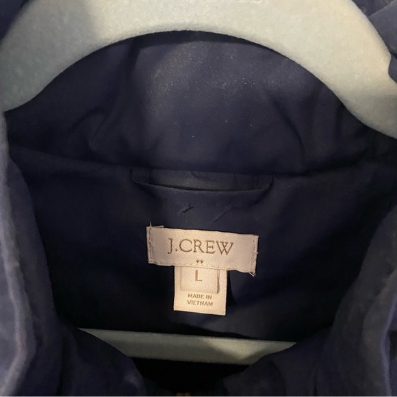 J. Crew Factory Navy Quilted Puffer Vest - Picture 3 of 5